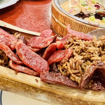 Congee Village - Bamboo Baked Rice Baked with Chinese Sausages - Cantonese Near Me - Flushing, New York
