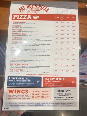 Fat Boy's Pizza - Richmond by null