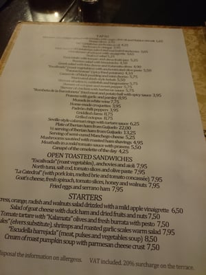 Menu photo 4 Taverna del Bisbe Barcelona, B Menu photo 4 Taverna del Bisbe Barcelona, B