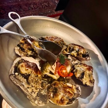 Char Steakhouse & Oyster Bar - Rockefeller oysters. Huge portion - Steakhouses Near Me - Springfield, Missouri Char Steakhouse & Oyster Bar - Rockefeller oysters. Huge portion - Steakhouses Near Me - Springfield, Missouri