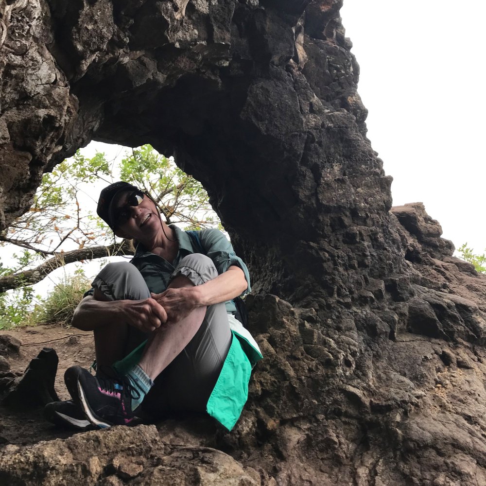 Sleeping Giant Trail - Inside the cave that's just under the Giant's chin - Hiking Near Me - Kapaa, Hawaii