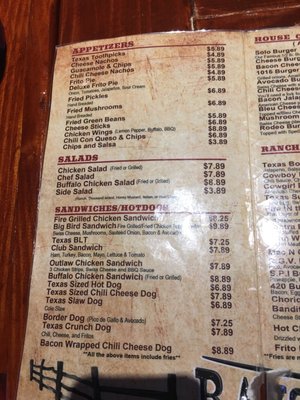 Menu photo 8 Ranch House Burgers Mission, TX Menu photo 8 Ranch House Burgers Mission, TX