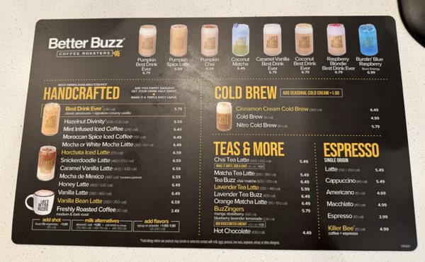 Menu photo 4 Better Buzz Coffee - Fullerton Fullerton, CA