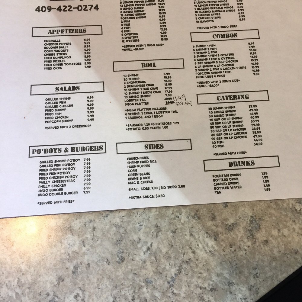 Jingo Cajun Eatery - Cajun/Creole Near Me - Vidor, Texas Jingo Cajun Eatery - Cajun/Creole Near Me - Vidor, Texas