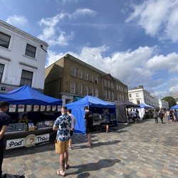 Tachbrook St Market - View down the street