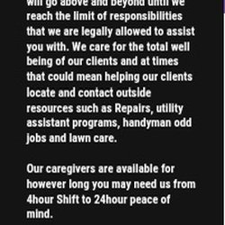 No Better Love - From 4hour care to 24hour peace of mind.