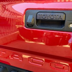 Bumper To Bumper Mobile Scratch & Dent Repair - Another "After Photo" showing-off the flawless paint and body repair of a Toyota Tacoma Tailgate by Bill at Bumper to Bumper