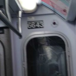 This is the car of the train that I was on This is the car of the train that I was on