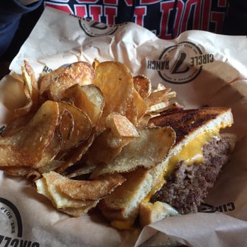 Circle 7 Ranch - Frisco melt with kettle chips - Salad Near Me - Ballwin, Missouri Circle 7 Ranch - Frisco melt with kettle chips - Salad Near Me - Ballwin, Missouri