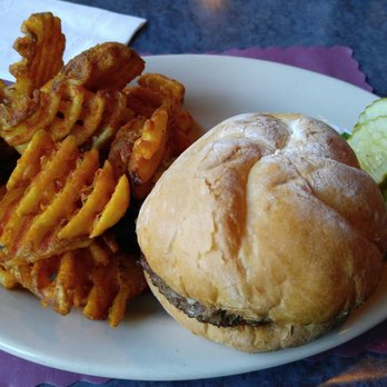 Gettysburg Eddie's - My Black and Bleu burger with waffle fries. Most excellent. - New American Near Me - Gettysburg, Pennsylvania Gettysburg Eddie's - My Black and Bleu burger with waffle fries. Most excellent. - New American Near Me - Gettysburg, Pennsylvania