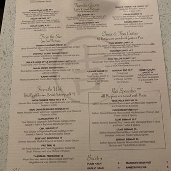Tabla Indian Restaurant Winter Park - Menu - Chinese Near Me - Winter Park, Florida Tabla Indian Restaurant Winter Park - Menu - Chinese Near Me - Winter Park, Florida