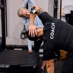 Village Fitness Glendora - Sidebend- one of our 12 movement standards that helps with mobility.