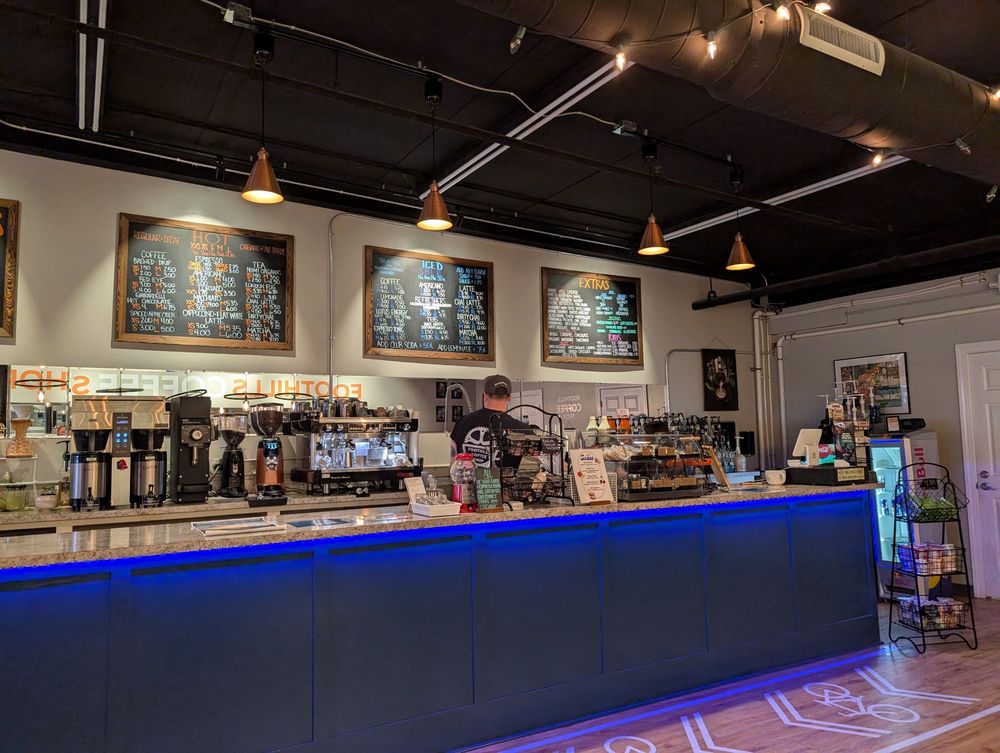 Foothills Coffee Shop Logo