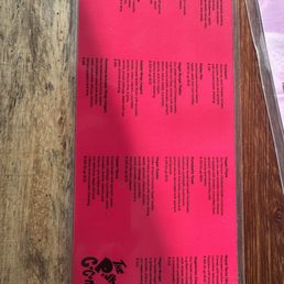 Menu Menu