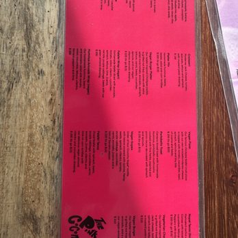 The Pink Coconut Cancun - Menu The Pink Coconut Cancun - Menu