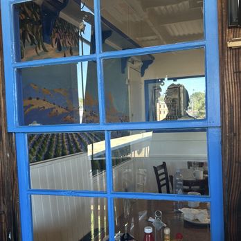 Main Street Cafe - Window from Back Patio - Breakfast & Brunch Near Me - Fallbrook, California