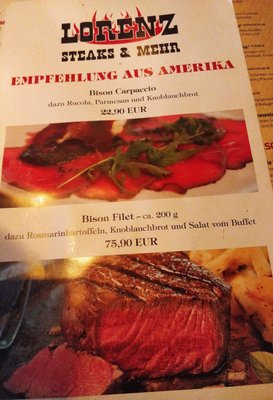 Menu photo 2 Lorenz Steaks & Mehr Pentenried, BY