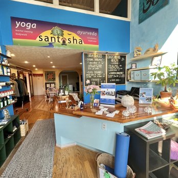 Santosha - Lobby - Yoga Near Me - Indianapolis, Indiana Santosha - Lobby - Yoga Near Me - Indianapolis, Indiana