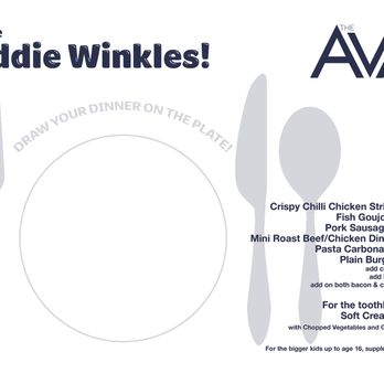 The Ava Bistro - Kids menu - Bistros Near Me - Bangor, NDN The Ava Bistro - Kids menu - Bistros Near Me - Bangor, NDN
