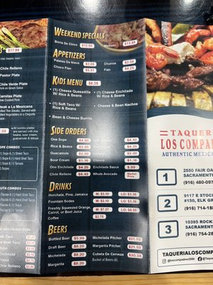 Menu photo 8 Taqueria Los Compadres Elk Grove, CA Menu photo 8 Taqueria Los Compadres Elk Grove, CA