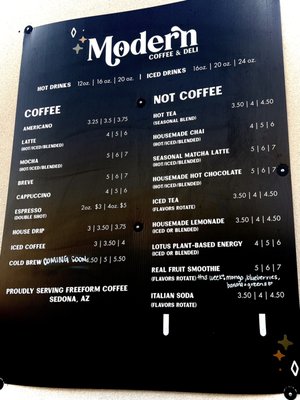Menu photo 6 Modern Coffee & Deli Dewey , AZ Menu photo 6 Modern Coffee & Deli Dewey , AZ