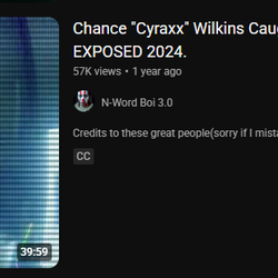 Village Plaza Sparkle Market - One of the many documentaries about Cyraxx and his criminal record.