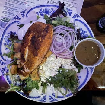 Hooley House Brooklyn - Cobb Salad with Salmon instead of Chicken and Bacon. - Irish Near Me - Brooklyn, Ohio