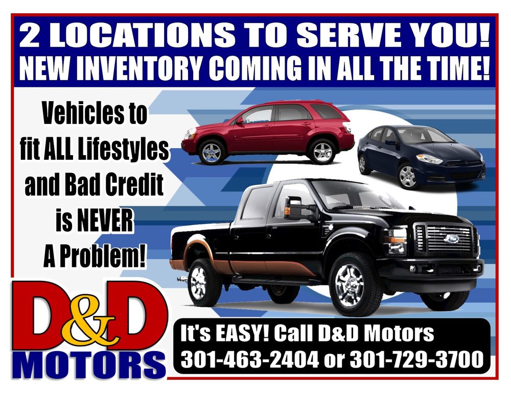 D & D MOTORS Updated August 2024 15520 Mcmullen Hwy SW, Bel Air