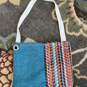 Austin Creative Reuse - Bag made entirely from materials from ACR - costing a total of 25 cents!!!! - Fabric Stores Near Me - Austin, Texas