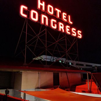 Hotel Congress - The famous hotel Congress sign from the roof - Hotels Near Me - Tucson, Arizona