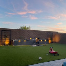 back yard