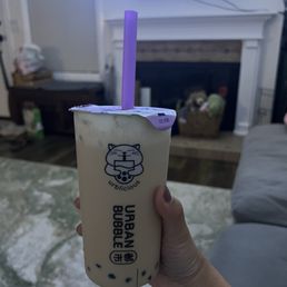 Urban Milk Tea with less ice and 70% sugar