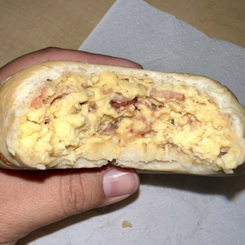 Kolache Factory - Bacon Egg and Cheese Kolache - Bakeries Near Me - Tustin, California Kolache Factory - Bacon Egg and Cheese Kolache - Bakeries Near Me - Tustin, California