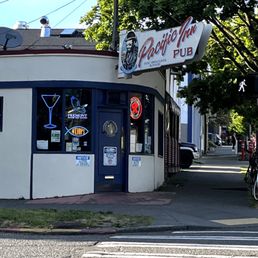 Outside view. Cute place