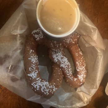 Rachel's Roadhouse - Pretzel with honey mustard - American Near Me - Mercer, Pennsylvania Rachel's Roadhouse - Pretzel with honey mustard - American Near Me - Mercer, Pennsylvania