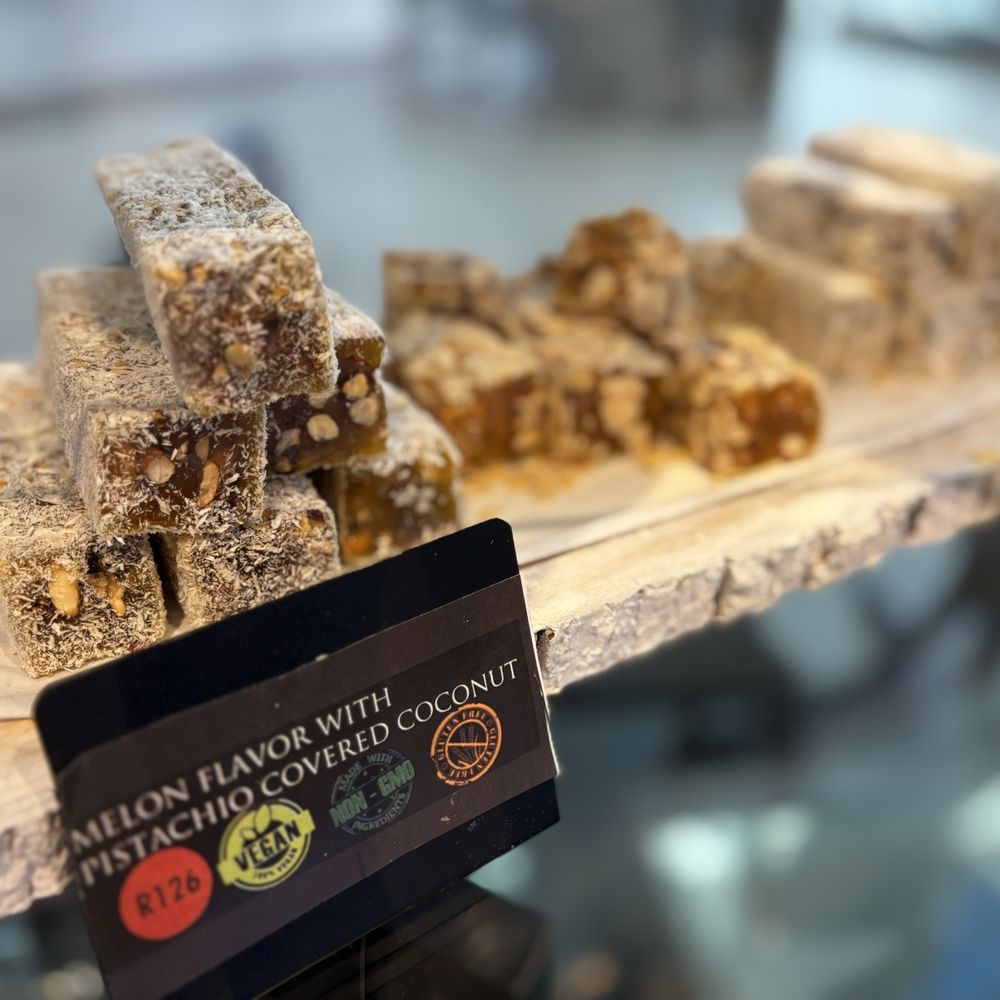Eli Cafe - Melon flavored with pistachio covered coconut Turkish Delight - Coffee & Tea Near Me - Sacramento, California Eli Cafe - Melon flavored with pistachio covered coconut Turkish Delight - Coffee & Tea Near Me - Sacramento, California