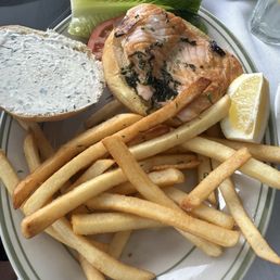 Grilled Salmon Burger Grilled Salmon Burger