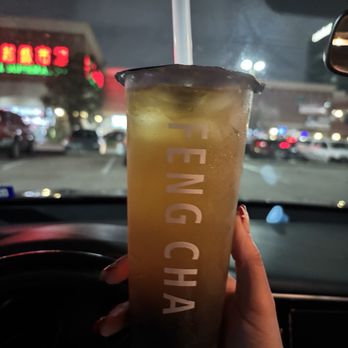 Feng Cha - Chinatown - Jasmine Green Tea with boba - Bubble Tea Near Me - Houston, Texas Feng Cha - Chinatown - Jasmine Green Tea with boba - Bubble Tea Near Me - Houston, Texas