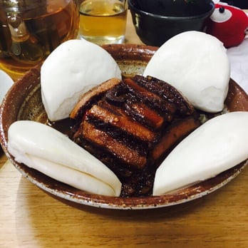 Meizhou Express - Pork belly with bun (东坡扣肉）is very yummy! - Noodles Near Me - Baldwin Park, California