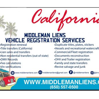 Middleman Liens - Registration Services Near Me - Pacifica, California Middleman Liens - Registration Services Near Me - Pacifica, California