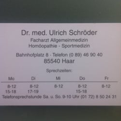 Dr. med. Ulrich Schröder