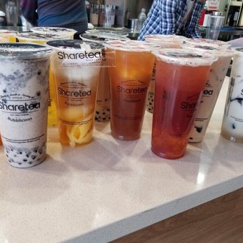 Sharetea - We took FULL advantage of the BOGO FREE deal today on their grand opening! - Bubble Tea Near Me - Lakewood, Colorado Sharetea - We took FULL advantage of the BOGO FREE deal today on their grand opening! - Bubble Tea Near Me - Lakewood, Colorado