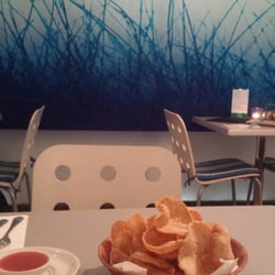 Silom Village Thai Restaurant - Prawn crackers plate with sweet chilli sauce