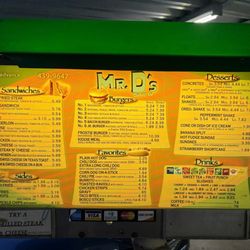 Mr D's - Menu 4/2024