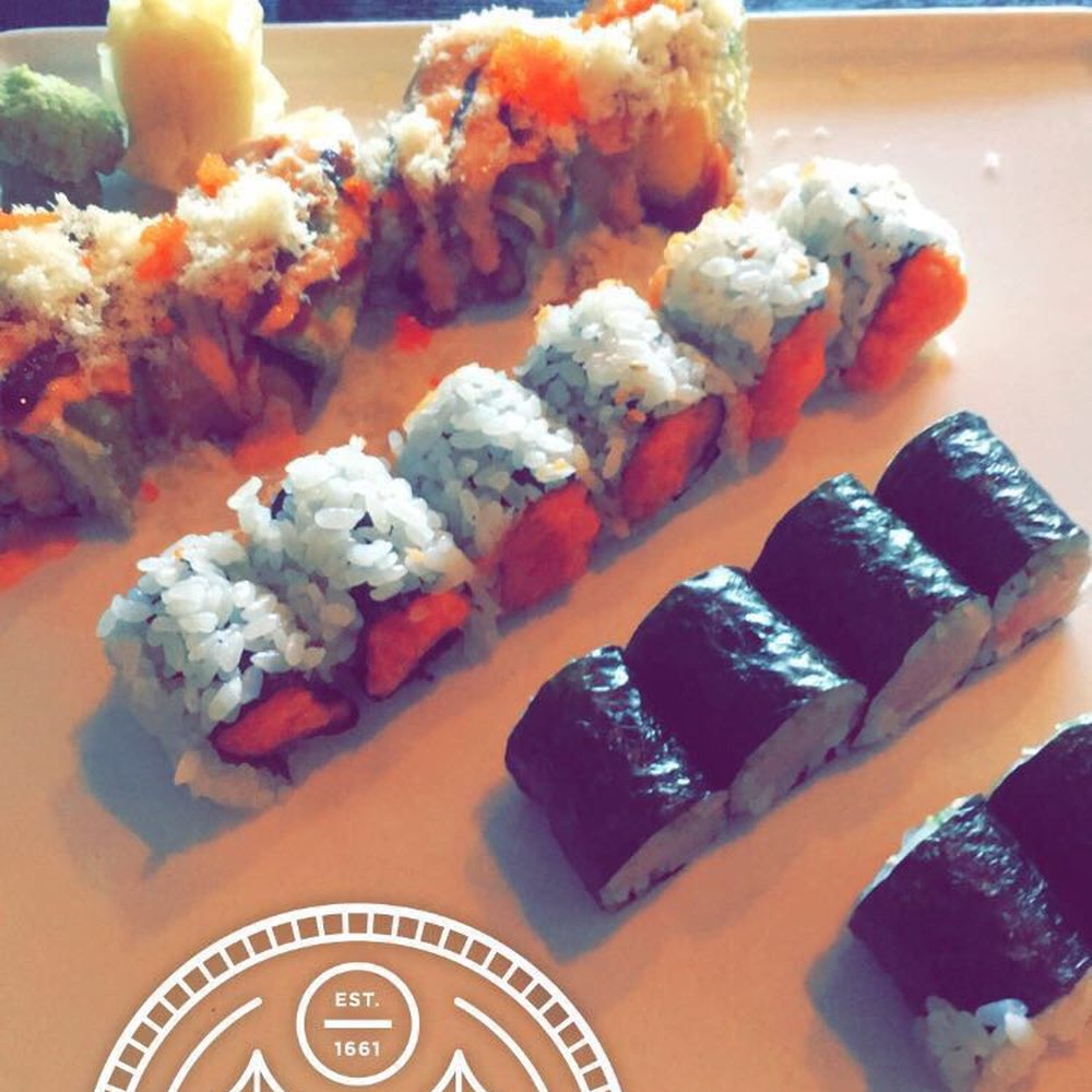 Ocean Sushi - Spicy dragon roll Spicy tuna roll Yellowtail scallion roll - Sushi Bars Near Me - Staten Island, New York Ocean Sushi - Spicy dragon roll Spicy tuna roll Yellowtail scallion roll - Sushi Bars Near Me - Staten Island, New York