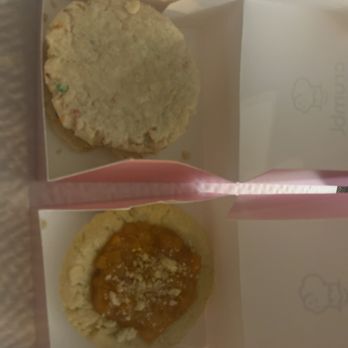 Crumbl - Hammond - Mystery cookie (cereal and milk) and peach pie. - Bakeries Near Me - Hammond, Louisiana