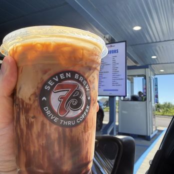 7 Brew Coffee - Raspberry truffle macchiato - Coffee & Tea Near Me - Apple Valley, Minnesota