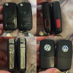 Old key fob next to the new key fob Old key fob next to the new key fob
