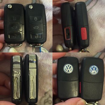 The Car Key Shop - Old key fob next to the new key fob - Keys & Locksmiths Near Me - Bellflower, California