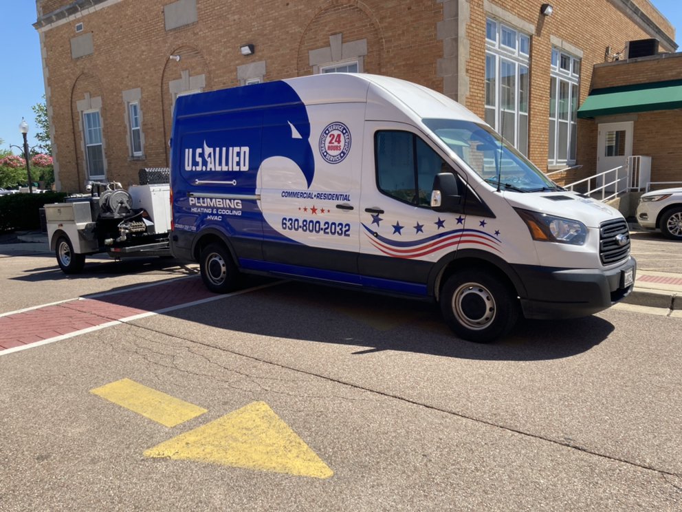 Slide of U.S. Allied Plumbing & HVAC